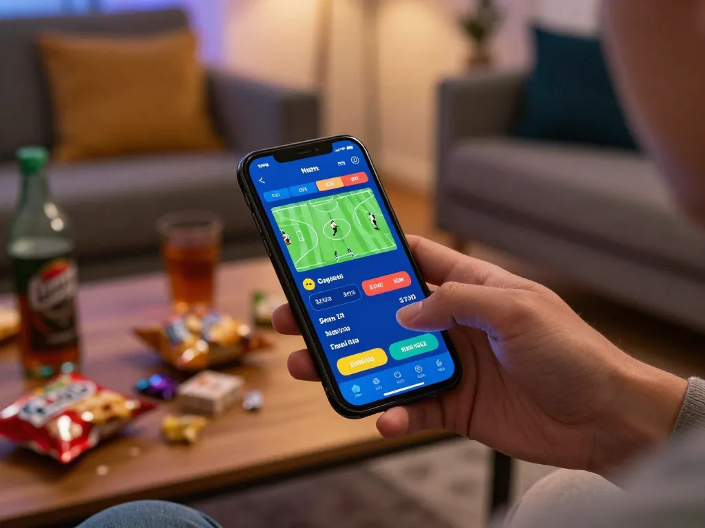 Engaging with Link Alternatif on a smartphone for seamless online sports betting experience at home