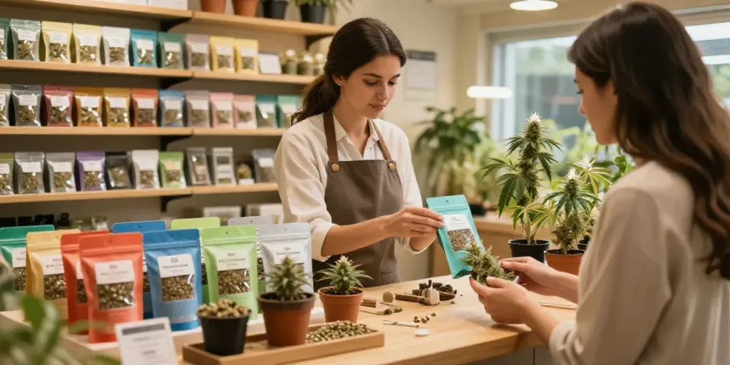 Feminisierte Cannabissamen kaufen im magischen Cannabis Samen Shop mit freundlicher Beratung.