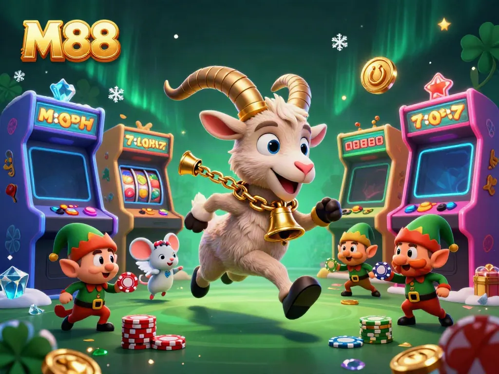 Engage in fun with M88 at a festive horror-themed casino run by Krampus.