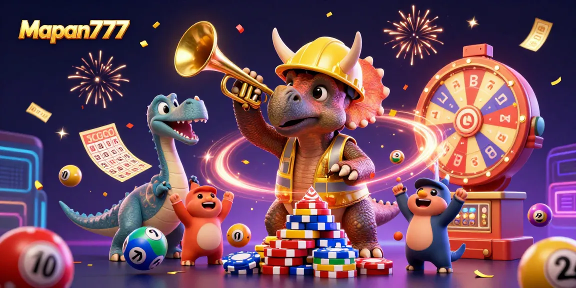 Engage with Mapan777 through vibrant gameplay featuring thrilling poker chip builds and celebrations.