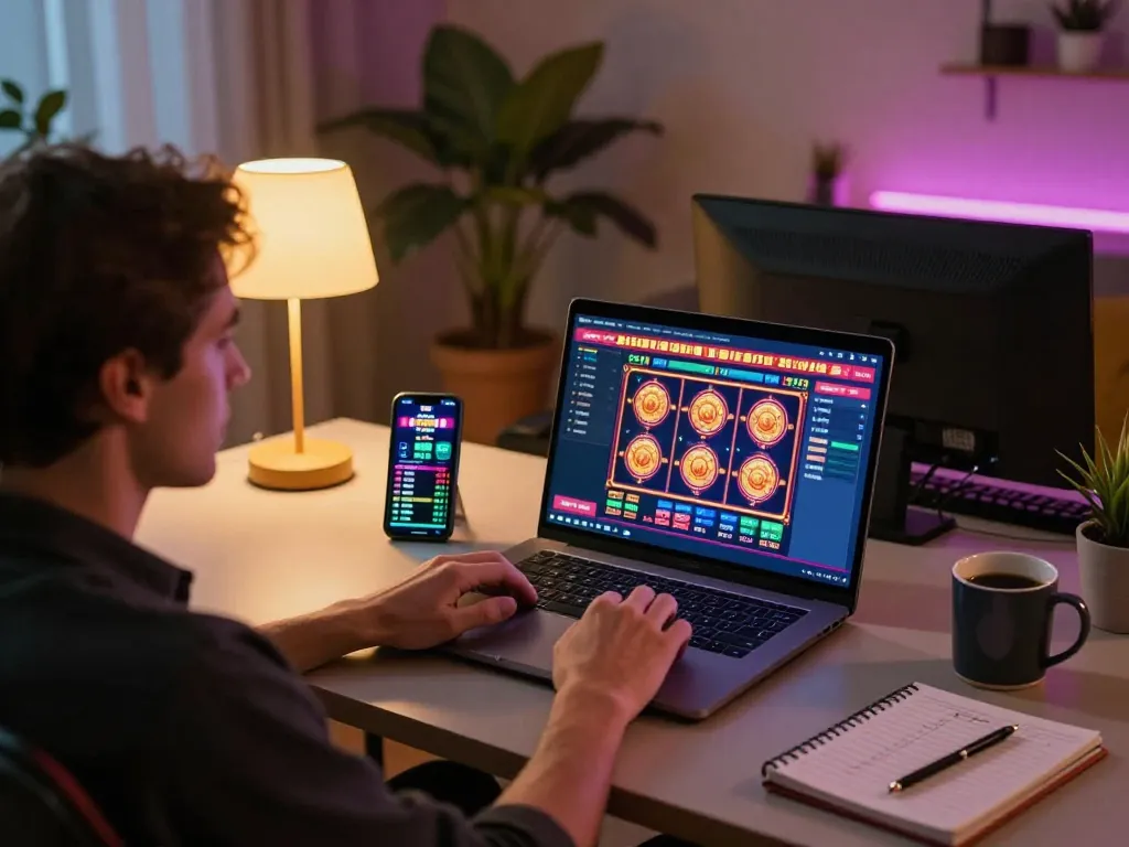Experience sun win gameplay on a vibrant online casino setup with engaging slot machine graphics