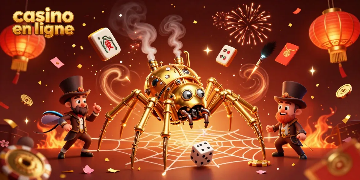 Jouez au casino en ligne avec une illustration captivante de jeux de casino numériques.