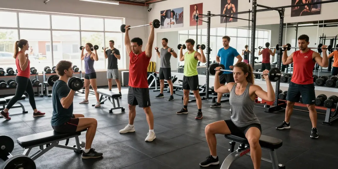 Bodybuilders focusing on workouts, showcasing effective Deus Medical Steroids for optimal performance.