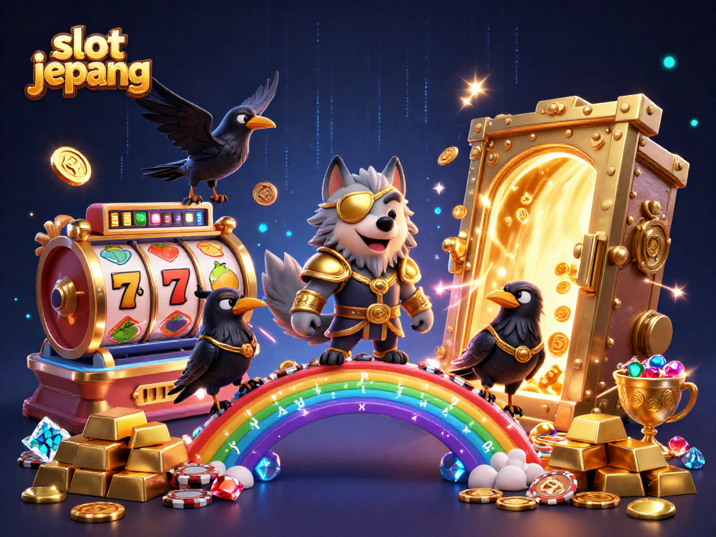 Experience thrilling slot jepang action with Odin and his ravens amidst dazzling treasures and neon lights.