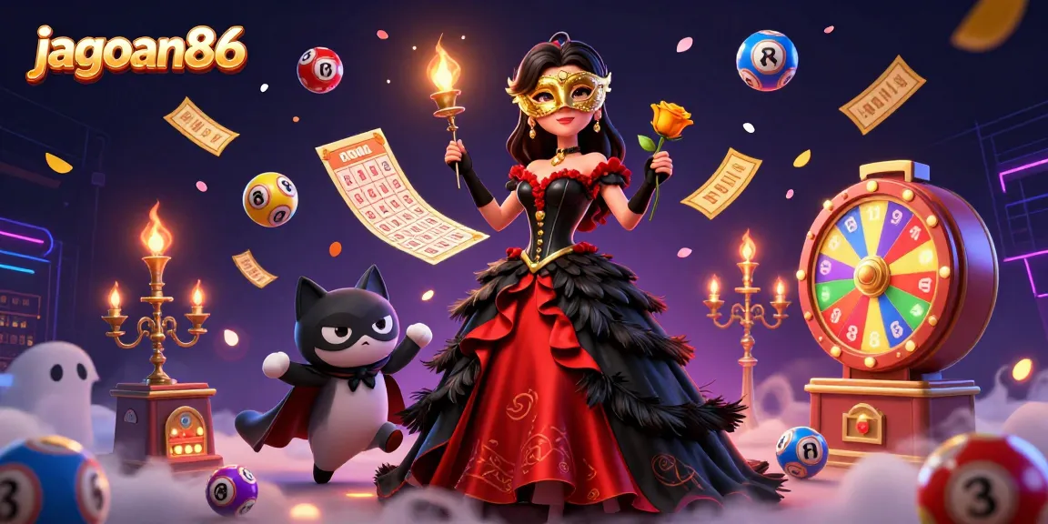 Engage with jagoan86, showcasing a vibrant lottery scene filled with excitement and rich details.