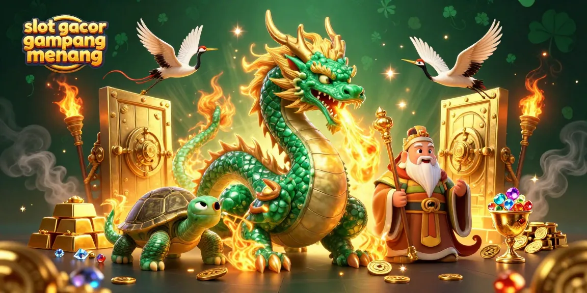 Menangkan slot gacor gampang menang dengan ilustrasi naga giok dan keberuntungan yang melimpah.