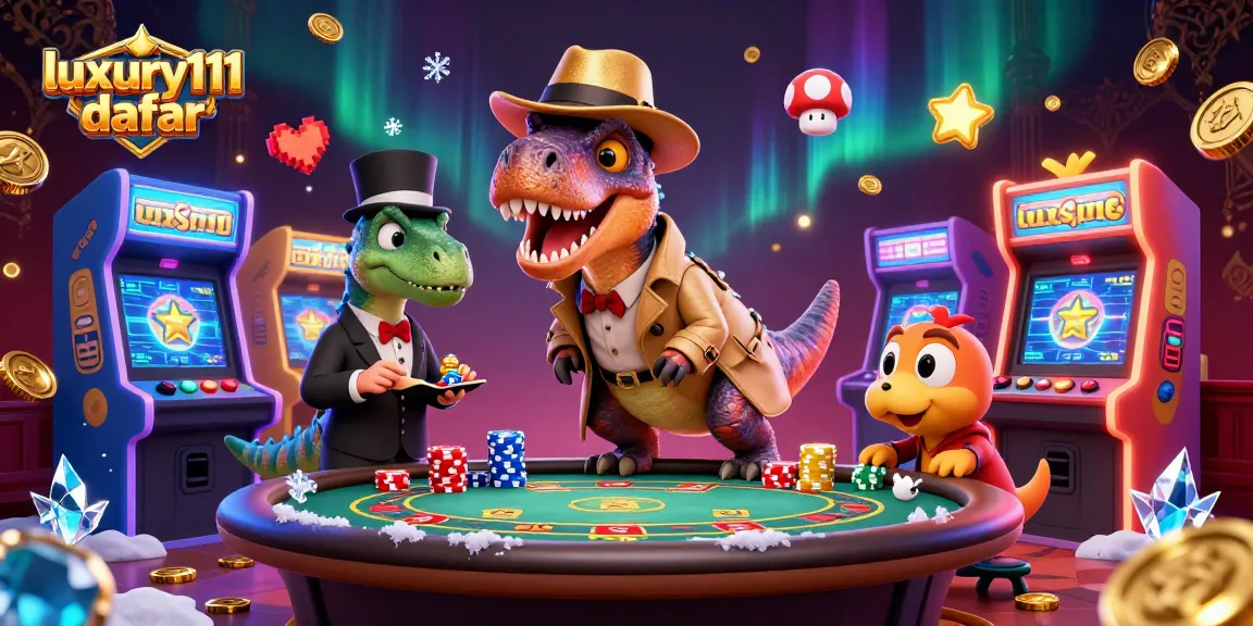 Experience excitement at luxury111 daftar with a velociraptor card counter and unique casino ambiance.