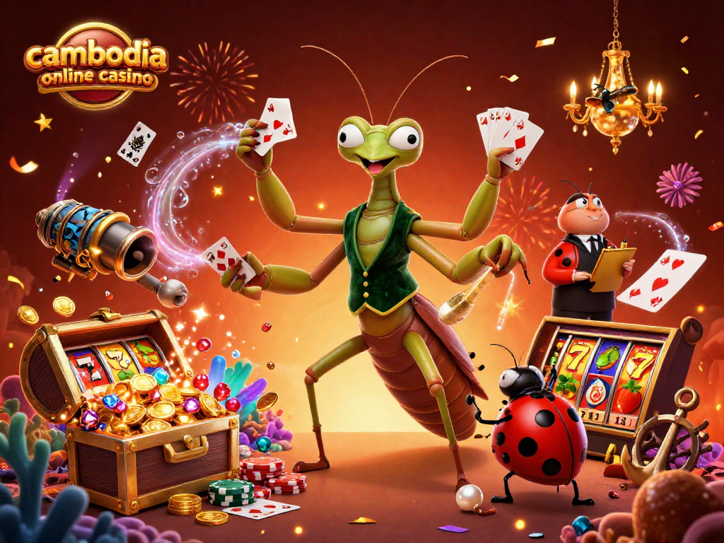 Experience the excitement of cambodia online casino with vibrant characters and game elements in action.