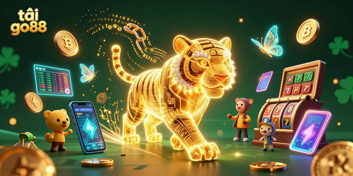 Engage with tải go88 in an electrifying digital casino showcasing thrilling slot games and vibrant graphics.