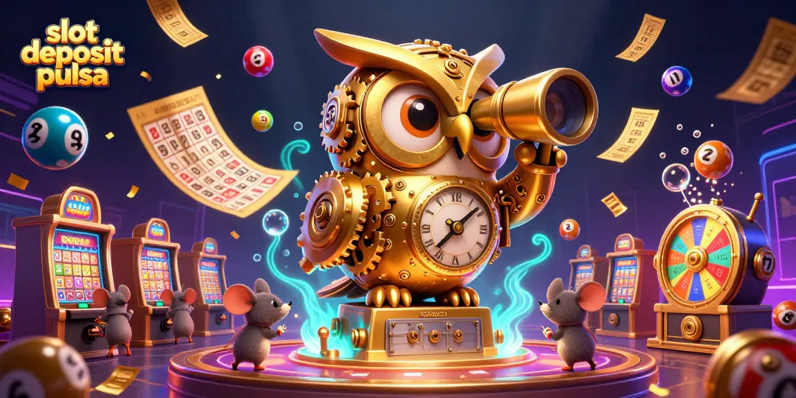 Mengambil keuntungan dari slot deposit pulsa dengan ilustrasi kasino dinamis dan penuh warna.