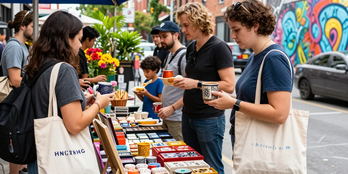 Vibrant urban shopping market scene highlighting local artisan products and community engagement at https://forumup.org/shop/search.php?ca_id=&addr1=&addr2=&addr3=&schKeyword=.