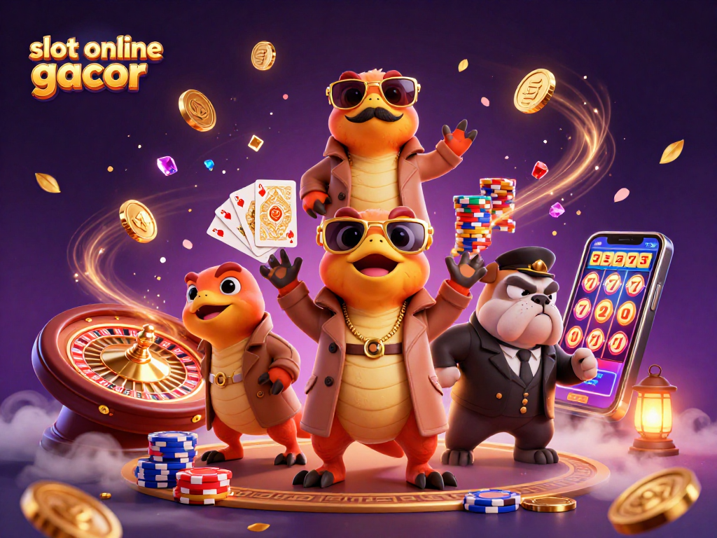 Mengalami keseruan slot online gacor dengan raptor 3D berpura-pura untuk kasino VIP.