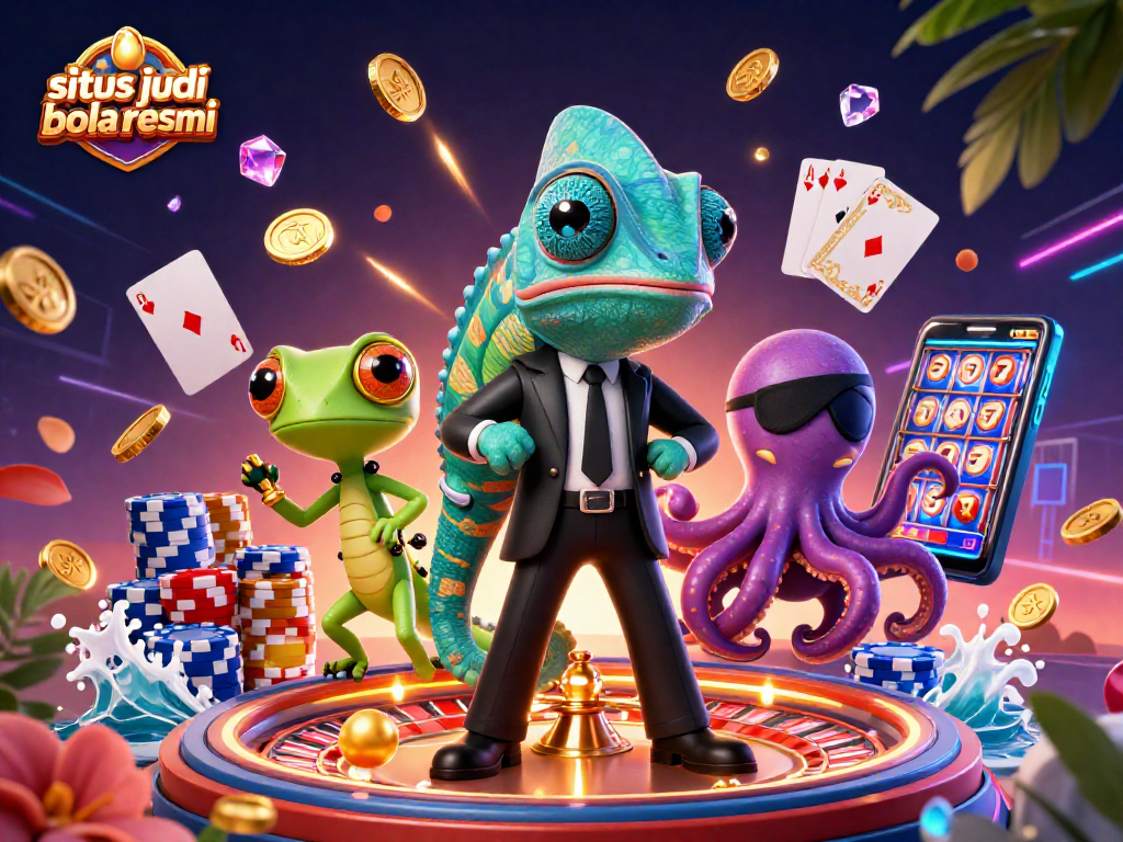 Experience thrilling betting action on situs judi bola resmi with vibrant game elements and dynamic characters