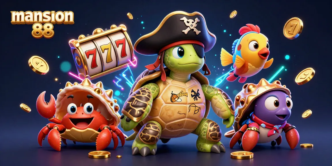 Engage in vibrant slot games with mansion88's colorful characters and exciting gaming elements.