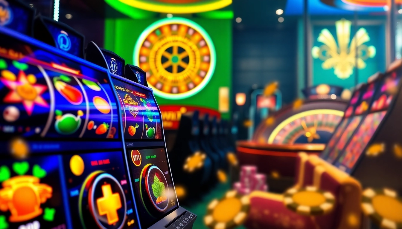 Experience thrilling idnslot action with vibrant graphics and immersive casino elements.