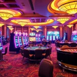 PEN4D enhancing gaming experiences at a vibrant casino with thrilling slot machines and excited players.