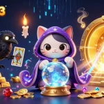 Engage with keonhacai3's fortune-telling cat and raven while discovering glorious gaming treasures.