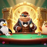 Experience thrilling shbet action with a jolly walrus, sophisticated penguin, and bluffing pufferfish.