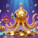 Experience the exciting world of xx88 with the golden kraken navigating through a sea of winnings.